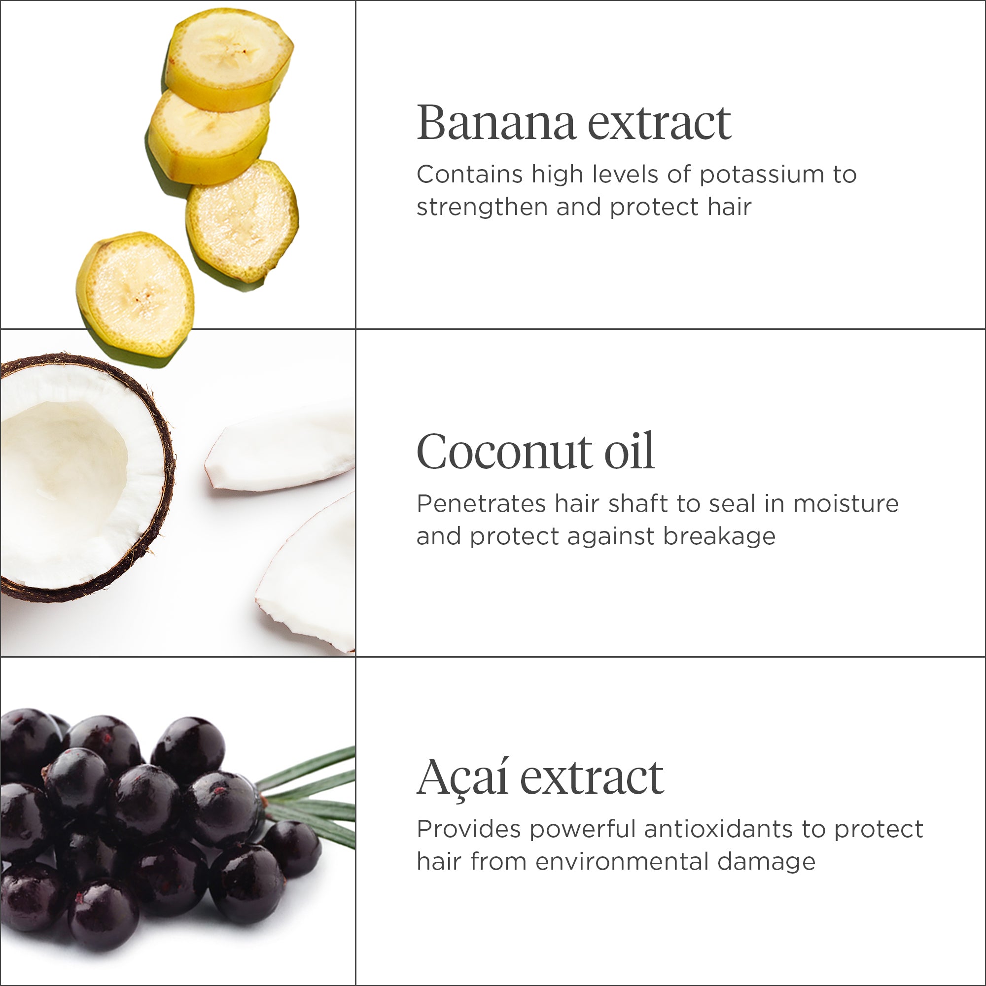 Superfoods Banana + Coconut Nourishing Shampoo - Briogeo